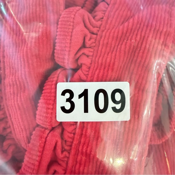 Lazy Oaf Frilly Heart Corduroy Suspender Dungaree Trouser Pants 23109 - Picture 10 of 10